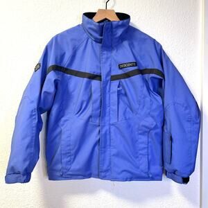 Descente ski jacket, vintage racing coat, boxy cut